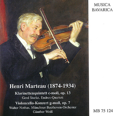 Cover Henri Marteau (1874-1934)