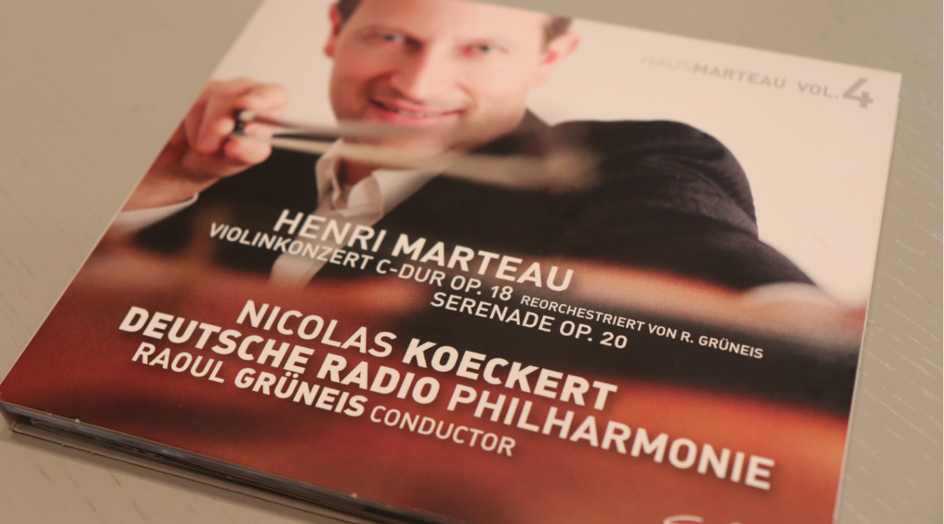 CD-Cover der vierten CD mit Werken von Henri Marteau